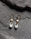 Tear drop pearl earrings