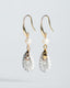 Tear drop pearl earrings