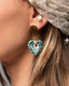 Heart earrings