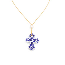 Load image into Gallery viewer, Pearl Cross Pendant
