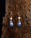 Tear drop pearl earrings