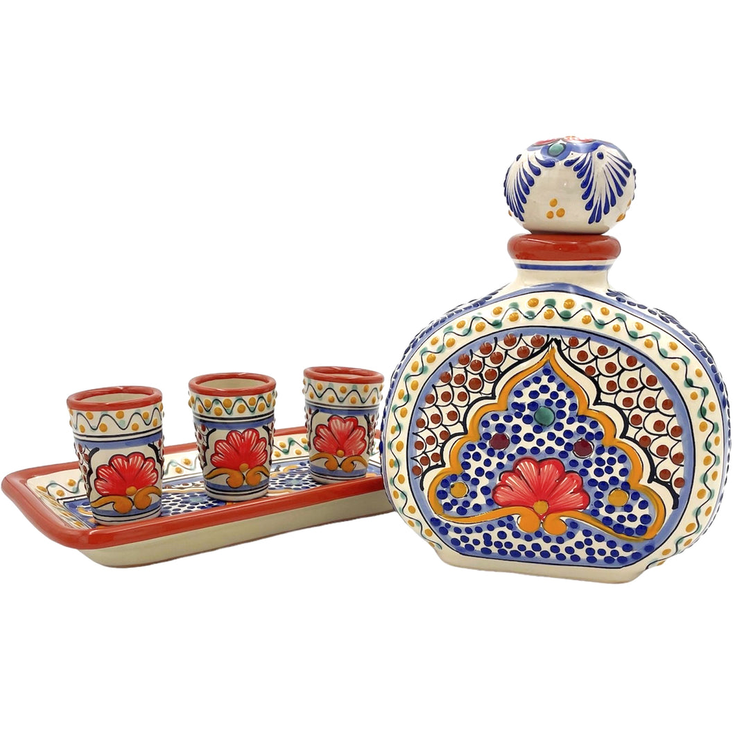 Orange Tequila Decanter Set