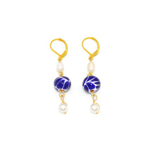 Load image into Gallery viewer, Talavera Pearl Earrings
