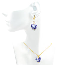 Load image into Gallery viewer, Talavera Heart Earrings
