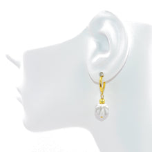 Load image into Gallery viewer, Taupe Huggie Earrings
