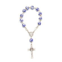 Load image into Gallery viewer, Talavera Silver Rosary Bracelet
