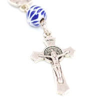Load image into Gallery viewer, Talavera Silver Rosary Bracelet
