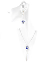 Load image into Gallery viewer, Talavera Silver Waterfall Necklace
