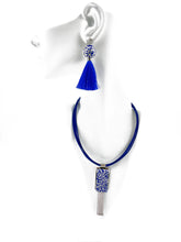 Load image into Gallery viewer, Leather Talavera Necklace
