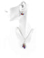 Talavera Silver Pebble Earrings