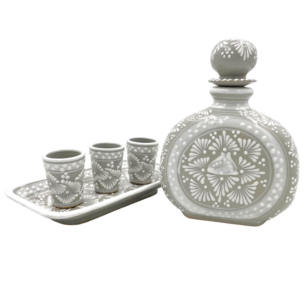 Taupe Tequila Decanter Set